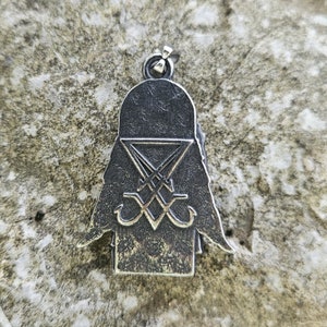 Binding of Lucifer and his 72 demons Baphomet and entourage bound in magick amulet haunted pendant satanic spell magical amulet occult item