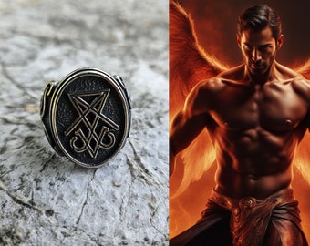 Lucifer's ring of ascension | lucifer spell | lucifer amulet | lucifer ring spell | amulet ring | magical amulet | satanic spell