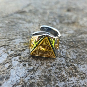 Haunted psychic Templar ring of occult powers | amulet ring | metaphysical ring | protection amulet | success amulet