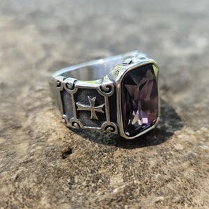Occult Protection ring fortress of the violet order haunted ring | protection amulet ring with spells | magick ring metaphysical ring