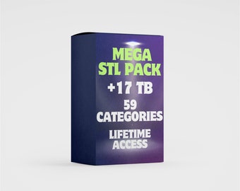 3D ULTIMATE STL MEGA pack more than 350.000 models