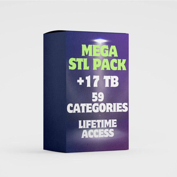 3D ULTIMATE STL MEGA pack more than 350.000 models