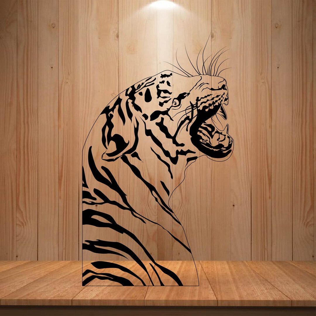 Tiger Svg, Bengal Tiger Clipart, Tiger Head Logo, Tiger PNG, Tiger
