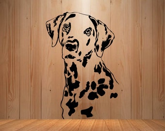 Dalmatian head Svg, Dalmatian Clipart, Dalmatian Png, Dalmatian Head, Dalmatian Cut Files For Cricut , Dalmatian Silhouette, Dog Silhouette