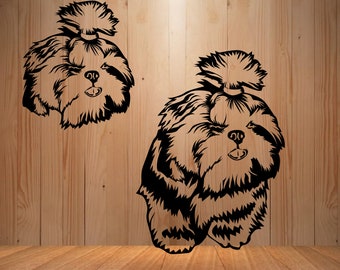 Shih Tzu, peeking dogs svg,Animal funny, Cute animal png cut files, dog svg, png and svg, png files, instant download, digital clipart