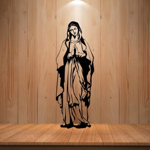 Virgen de Guadalupe SVG PNG File, Virgin Mary Svg, Mother Mary Svg, Lady of Guadalupe, Virgin of Mexico Digital Flie Cricut and Silhouette
