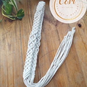 Macrame belt DIY PDF tutorial Pattern to download - Bella