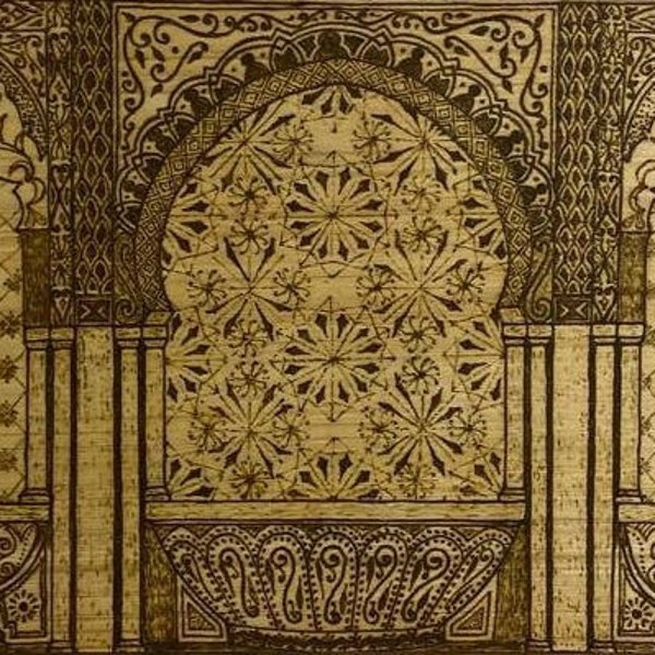 Décoration de porte marocaine fabriquée à la main - Décoration murale personnalisée pour la vie moderne - Décoration de porte d’entrée -