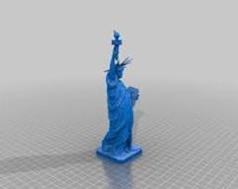 Statue Of Liberty High Quality STL File, 3D Digital Printing STL File for 3D Printers, Architecture, Building, DIY