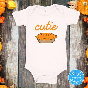 Thanksgiving Baby Onesie®: Cutie Pie Pumpkin Outfit