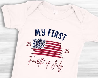 My First 4th of July Baby Onesie®