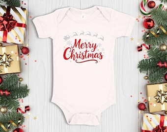 Merry Christmas Onesie®, babyromper