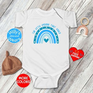The Little Embryo That Could, IVF Baby Bodysuit, Baby Shower Gift, IVF Pregnancy Gift, IVF Miracle Baby Shirt, Boy Coming Home Outfit