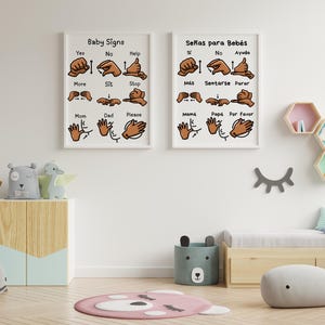 ASL Baby Sign Language Poster: Montessori Classroom Decor - Etsy