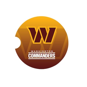 Commanders Neoprene Car Coasters - Set of 2