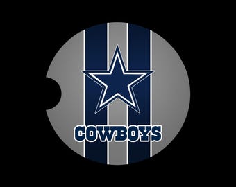 Cowboys Neoprene Car Coasters - Set of 2