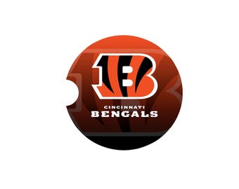 Bengals Neoprene Car Coasters - Set of 2