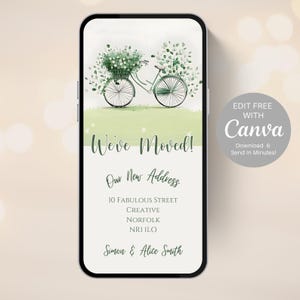 Anúncio de imóvel novo, edite e envie em minutos! Mudamos! Conte a todos sobre seu novo endereço! Envie por mensagem de texto, WhatsApp ou download digital - 203A