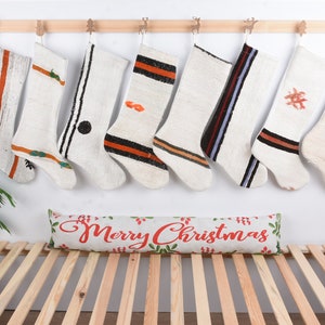 Vintage Stocking, Lovely Traditional Kilim Stocking, Decorative Stocking, Christmas Kilim Stockings, Family Stockings, Christmas Decor,