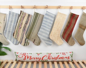 Kilim Stockings Christmas Kilim Stockings Family Stockings Christmas Decor Family Christmas Stockings Rustic Christmas Decor