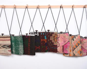 Vintage Bag, Hygienic Bag, Washable Bag, 12x14 Inches, Turkish Kilim Bag, Travel Bag, Woman Kilim Bag, Handmade Kilim Bag, Beach Bag,