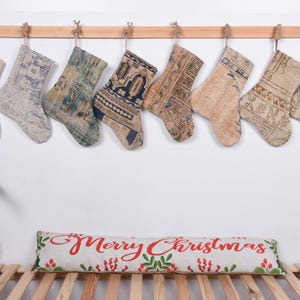 Kilim Stockings, Family Stockings, Decorative Stocking, Fireplace Decor Santa Socks, Handwoven Stocking, Xmas Stocking, Santa Socks,