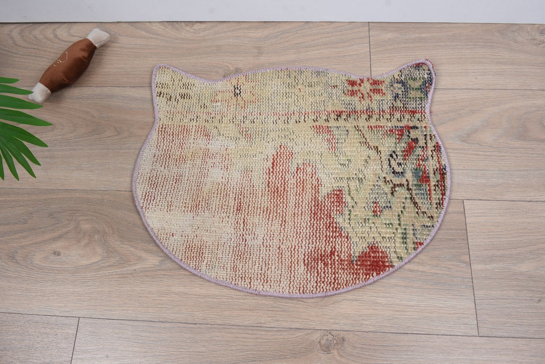 Cat Pad, Custom Pad Mat, Cat Mat, Beige Mat, Rug Mat, Handmade Kilim ...