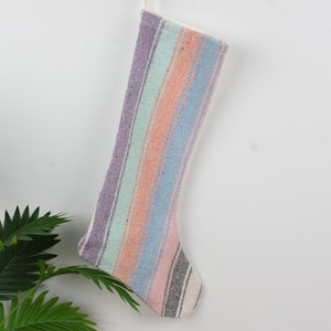 Lovely Traditional Kilim Stocking Decorative Stocking Fireplace Decor Santa Socks Handwoven Stocking Vintage Stocking Xmas Stocking