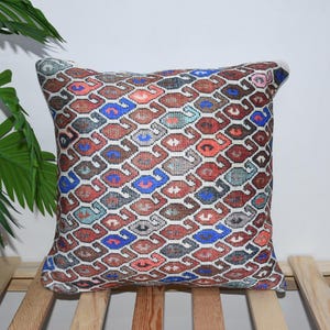Cuscino in stile vintage, cuscini di design, federa per cuscino kilim, cuscino personalizzato, federa per cuscino ricamata, federa per cuscino in cotone, cuscino per auto,