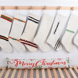 Vintage Stocking, Neutral Stocking, Lovely Traditional Kilim Stocking, Decorative Stocking, Fireplace Decor Santa Socks, Wall Hanging Socks,