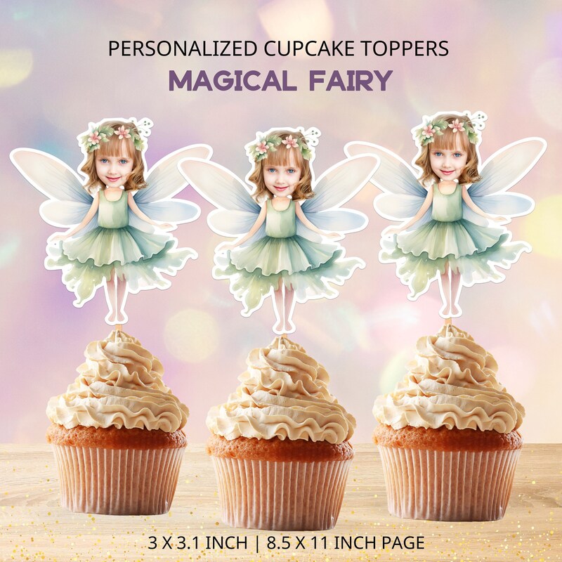 Fairy Cupcake Toppers - Etsy