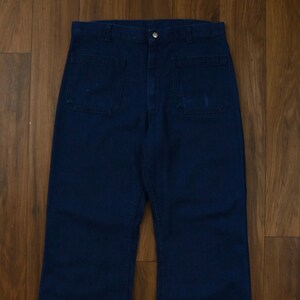 Vintage 90s Seafarer Bell Bottom Jeans Denim Flared Dark 33