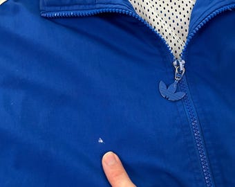 80s adidas trefoil line track jacket