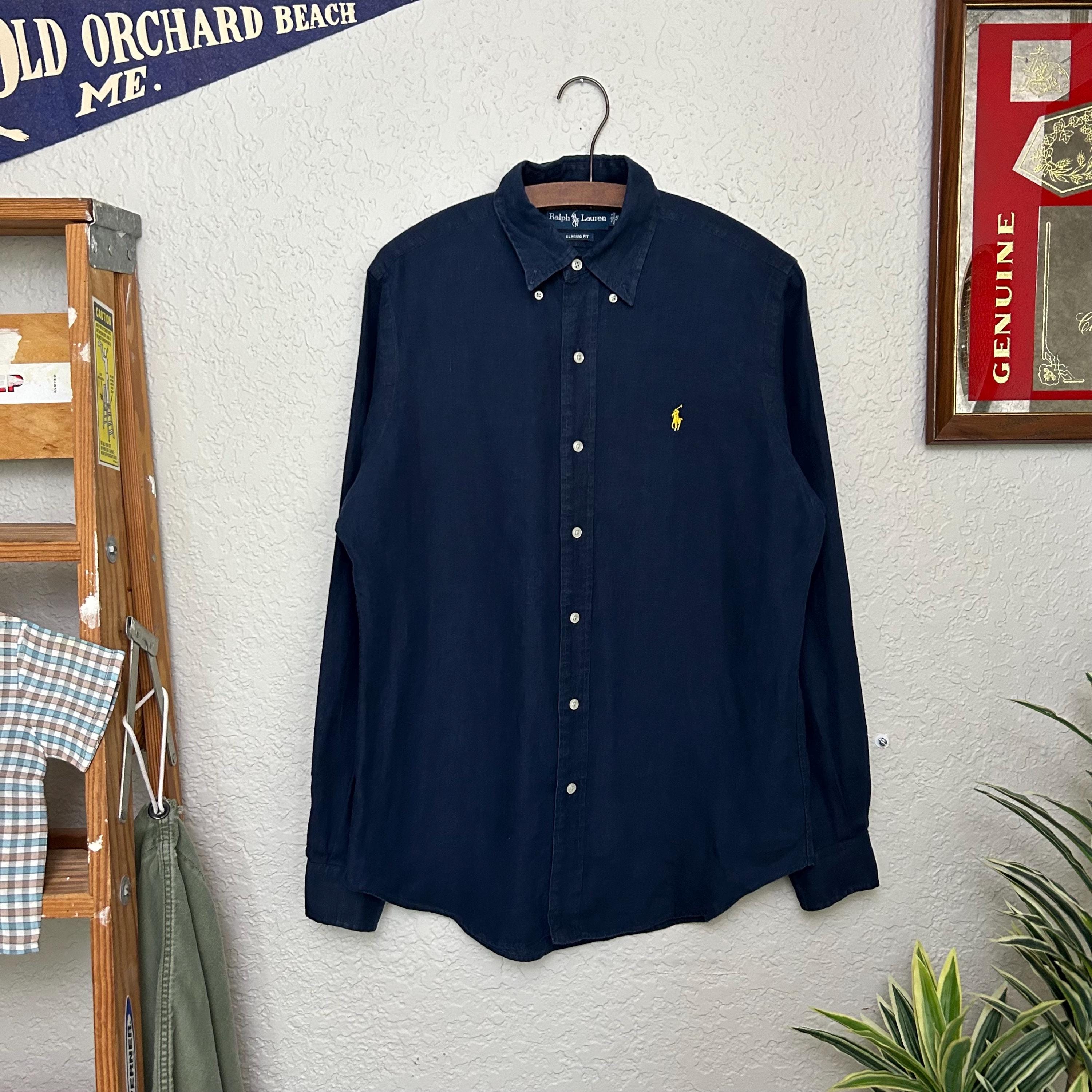 Ralph lauren blue shirt yellow horse discount