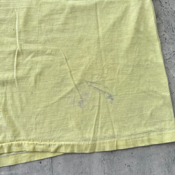 Vintage 80s Ron Jon Surf Shop T Shirt (M) Yellow … - image 7