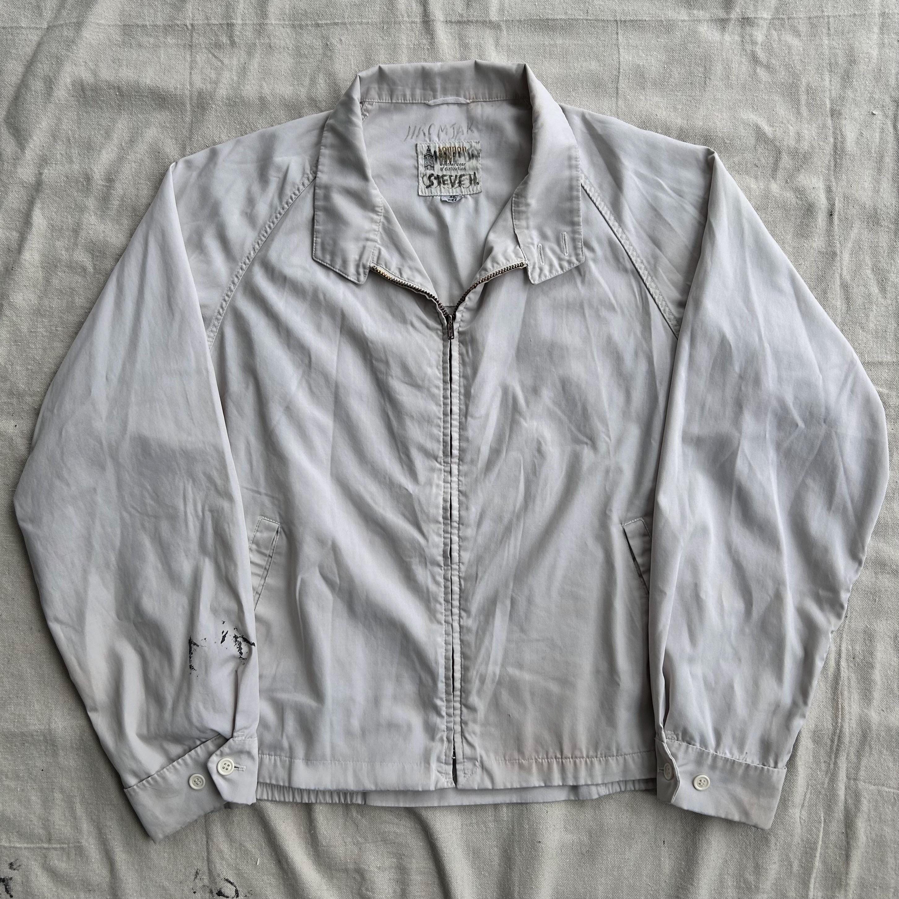 Vintage 70s London Fog Harrington Jacket (46) Beige Coach