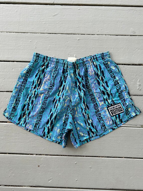 Vintage 90s T&C surf designs Hawaii board shorts … - image 1