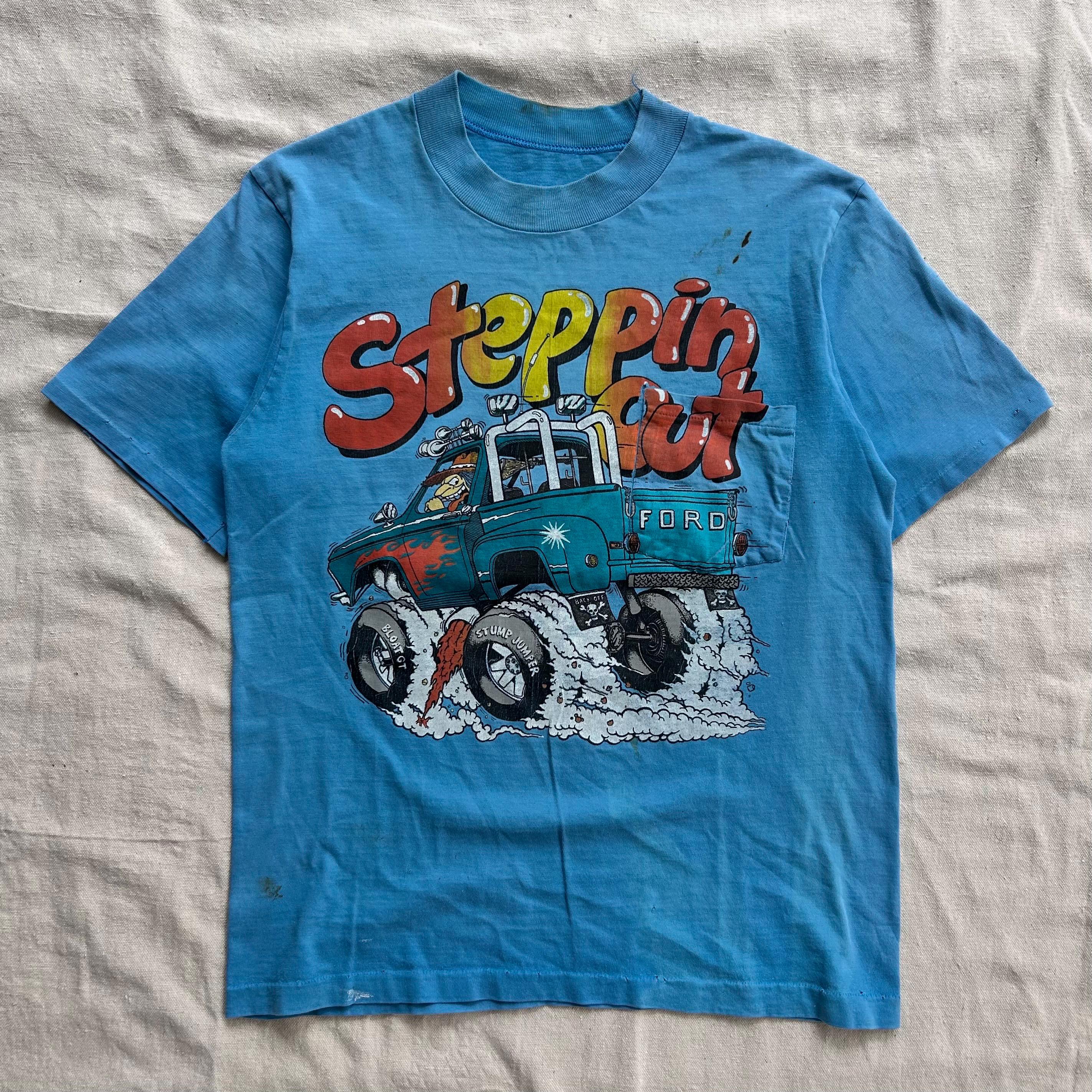 トップス 70s FTP Systems Light Blue T-Shirt 70s FTP Systems Light Blue T-Shirt