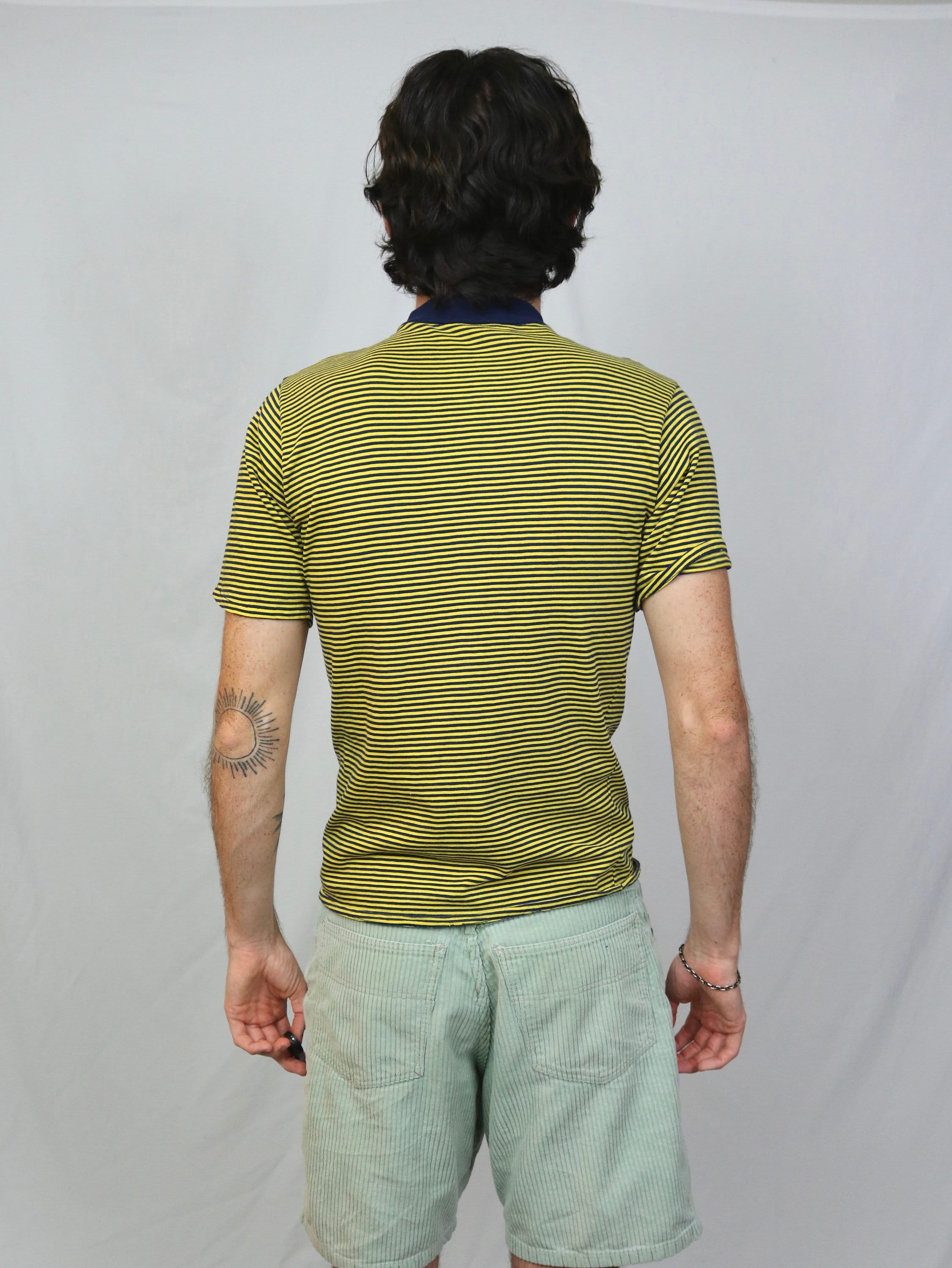 Vintage 50s California Swimwear Co. Striped T Shirt (S