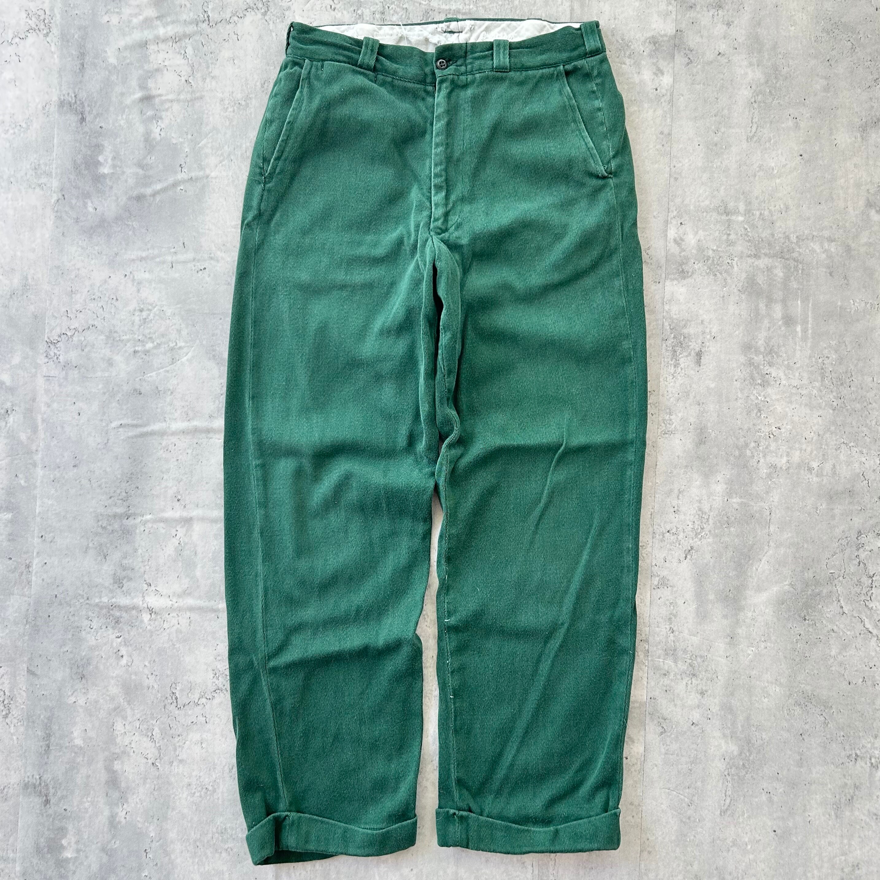 パンツ 40s 50s euro Whipcord Trousers 100% Worsted Whipcord Pants – Johnson Woolen Mills