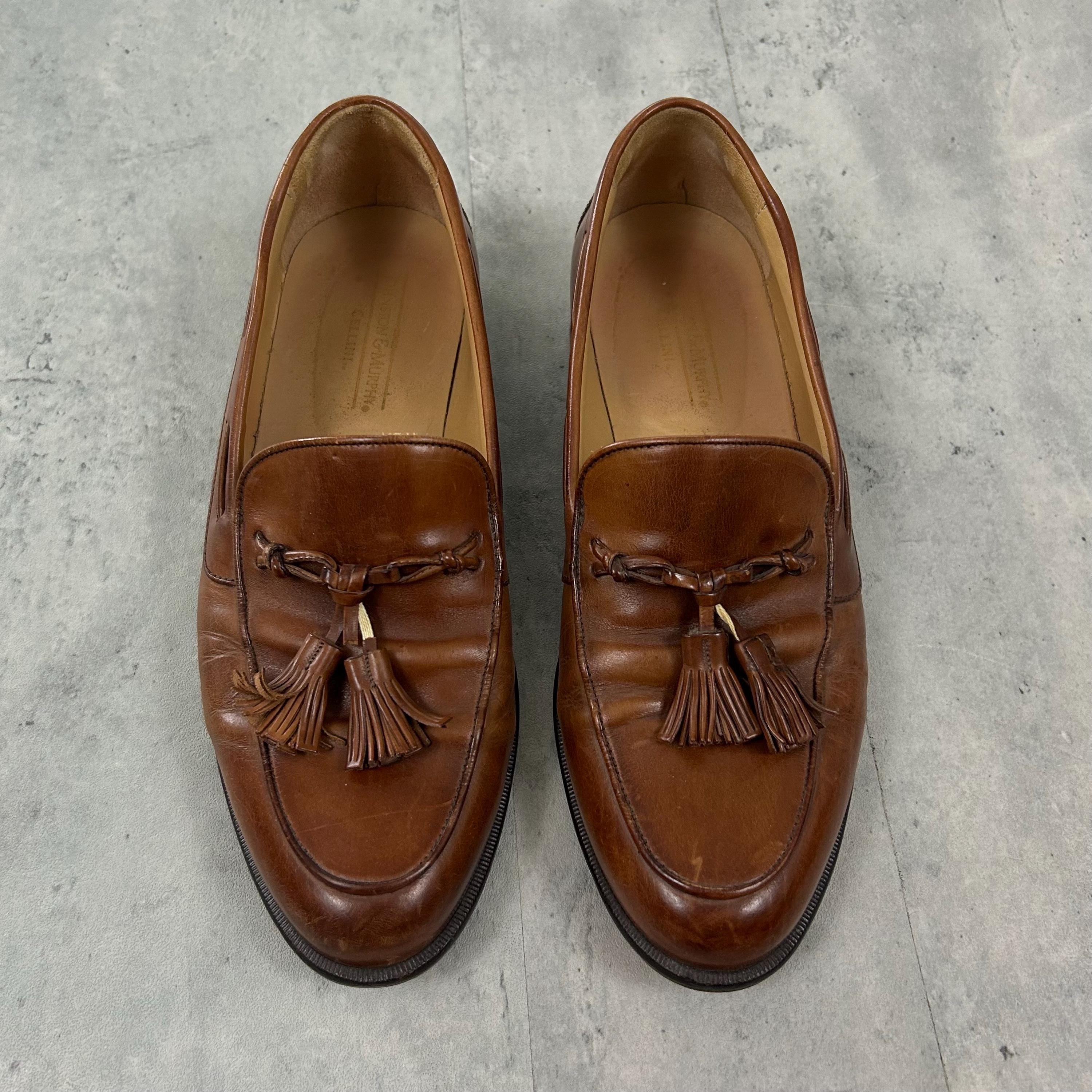 Johnston & Murphy Cellini tasseled loafer Johnston And Murphy Cellini Shoes Mens 10.5N Black Leather  main image 4