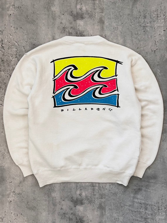 White billabong sweatshirt best sale