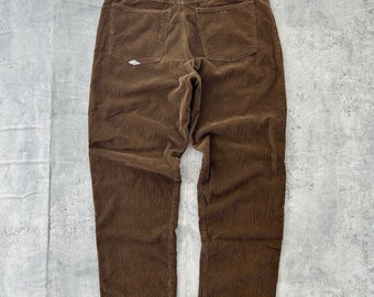 Vintage Y2K Quiksilver Corduroy pants (37) brown surf 100% cotton