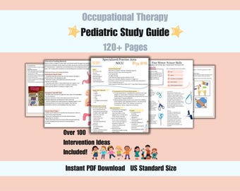 Guia Digital Abrangente de Terapia Ocupacional Pediátrica para Avaliação e Intervenção/ Terapia Ocupacional Escolar/ Guia de Estudos/ Anotações de Terapia Ocupacional/Recursos Pediátricos