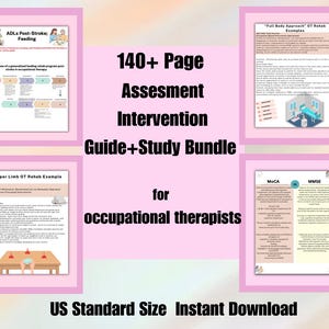 Digital Comprehensive Guide to Assessment and Intervention in Occupational Therapy, Stroke, Rehab, ADL, NBCOT, Acute, Notes