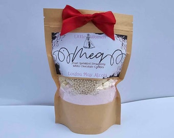 Meg March: Pearl Sprinkled Strawberry White Chocolate Chip Cookie Mix