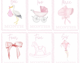Girl Milestone Cards- Hospital Card