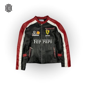 Ferrari leather jacket price sale