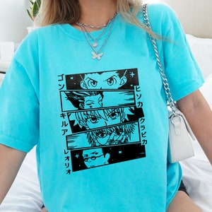 Multi Character Gon, Hisoka, Killua, Kurapika, Leolio Hunter X Hunter Shirt - Great gift for anime lovers - HxH Anime merch
