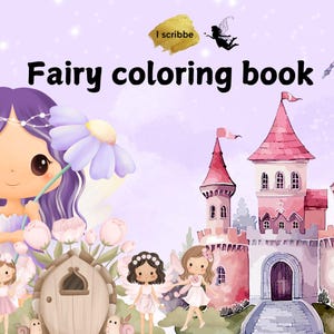 Fairy coloring book